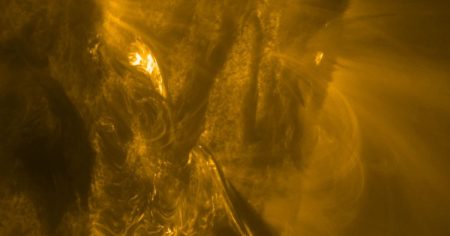 Μέσα στη μεγαλύτερη ηλιακή καταιγίδα που «έζησε» ποτέ ο ESA