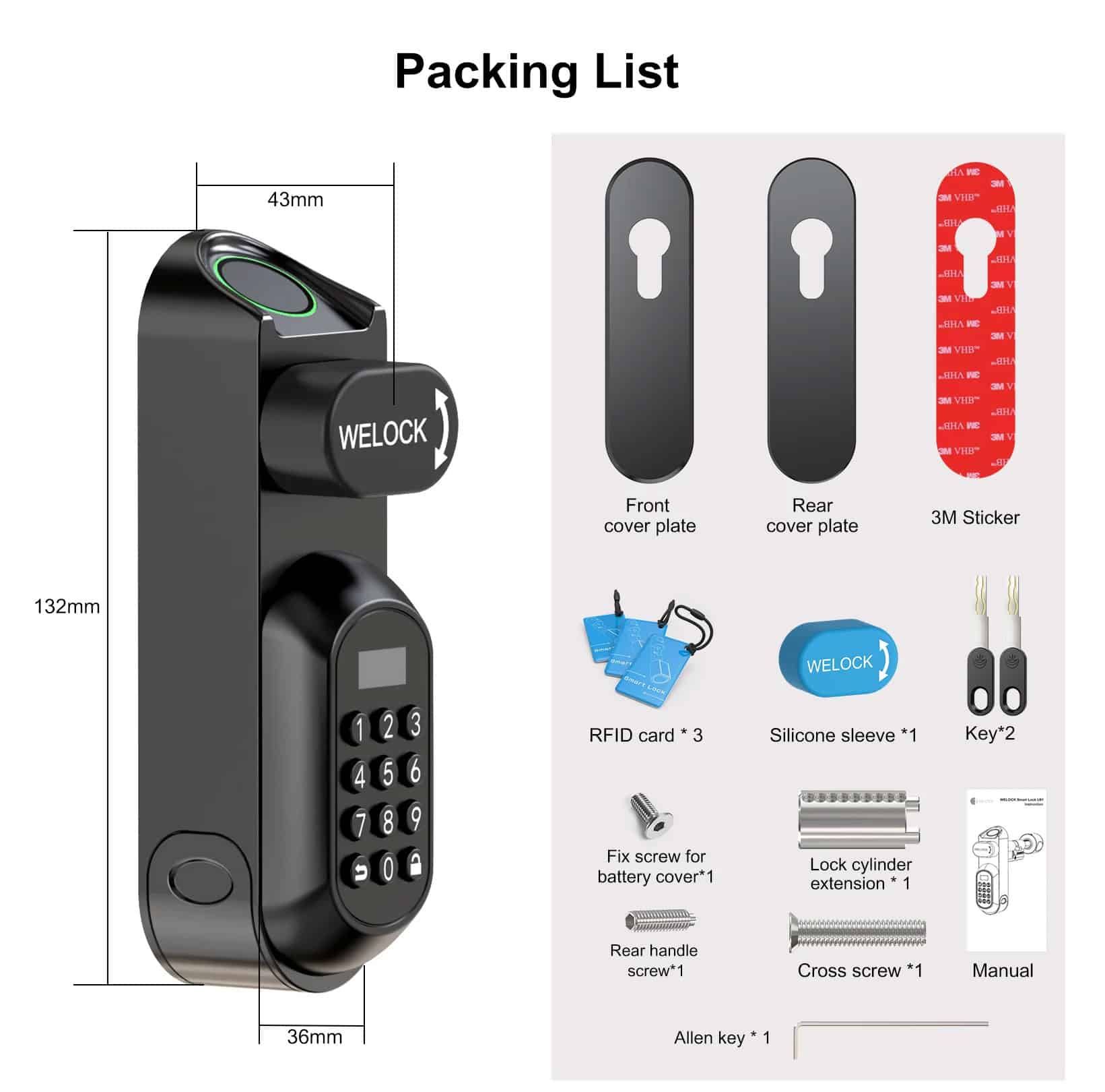 WELOCK Smart Lock U81, WELOCK Smart Lock U81: Ξέχνα τα κλειδιά, καλωσόρισε το μέλλον στην πόρτα σου