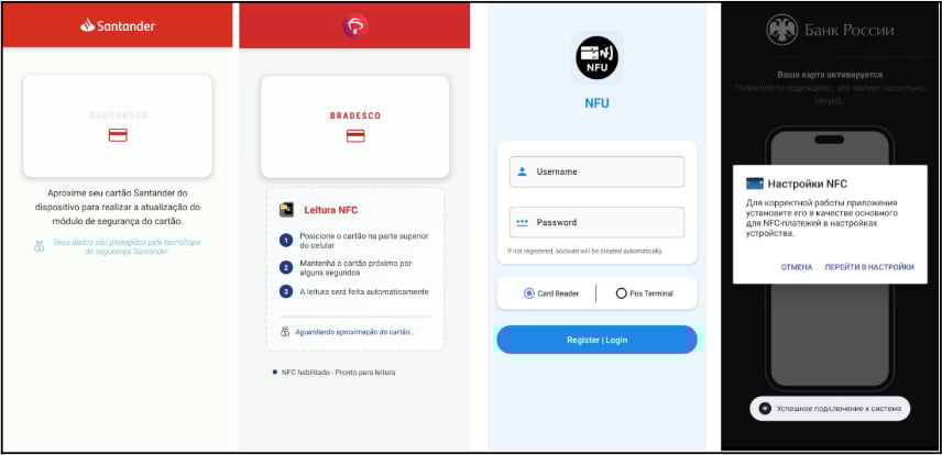 Διεπαφή ορισμένων από τις κακόβουλες εφαρμογές