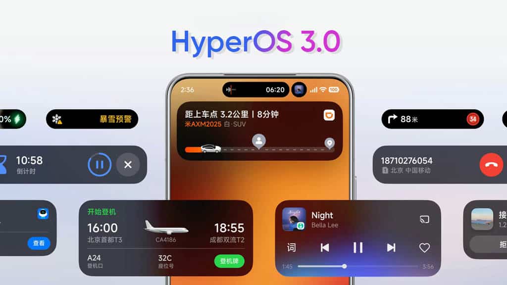 Ξεκίνησε η παγκόσμια διάθεση του HyperOS 3 από τη Xiaomi