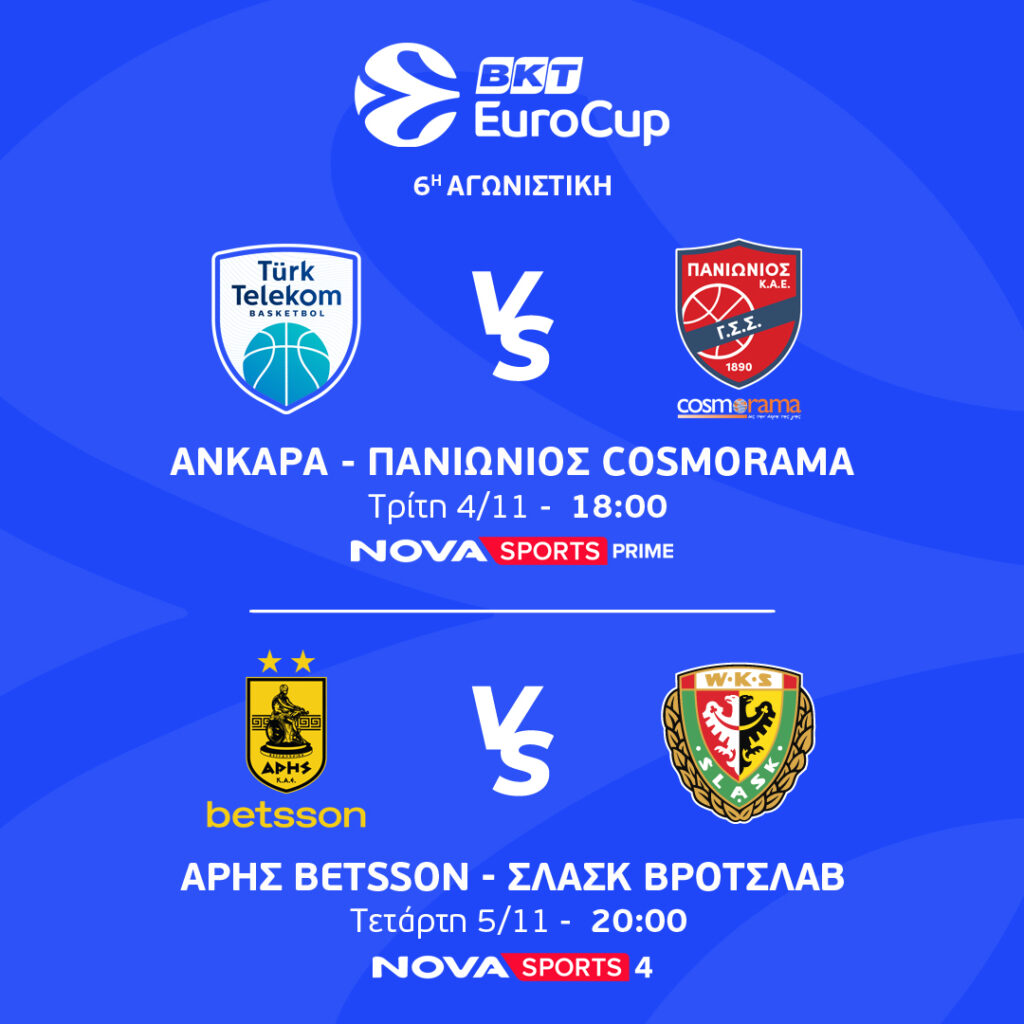 ΕUROCUP 6η ΑΓΩΝΙΣΤΙΚΗ 1