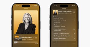 Το Apple Podcasts παρουσιάζει διαδραστικούς χρονισμένους συνδέσμους