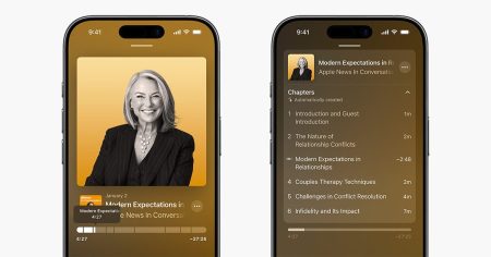 Το Apple Podcasts παρουσιάζει διαδραστικούς χρονισμένους συνδέσμους