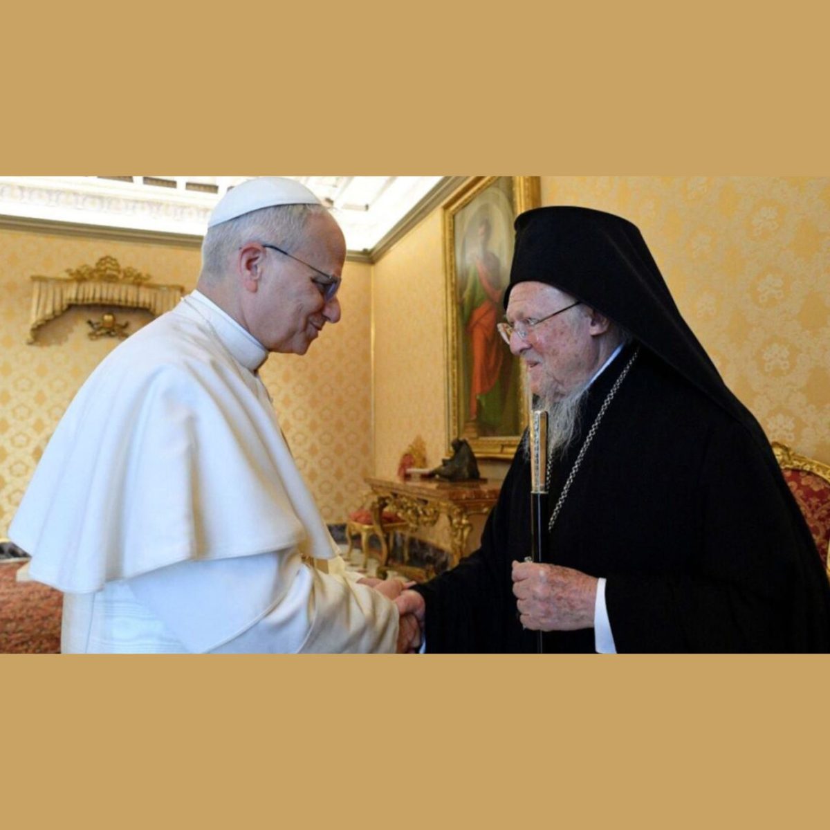 Συναρπαστική Ιστορική Συνάντηση: Ο Οικουμενικός Πατριάρχης Βαρθολομαίος συναντά τον Πάπα Ρώμης Λέοντα ΙΔ’ στην ΕΡΤ – Μην το Χάσετε! Συναρπαστική Ιστορική Συνάντηση: Ο Οικουμενικός Πατριάρχης Βαρθολομαίος συναντά τον Πάπα Ρώμης Λέοντα ΙΔ' στην ΕΡΤ - Μην το Χάσετε!