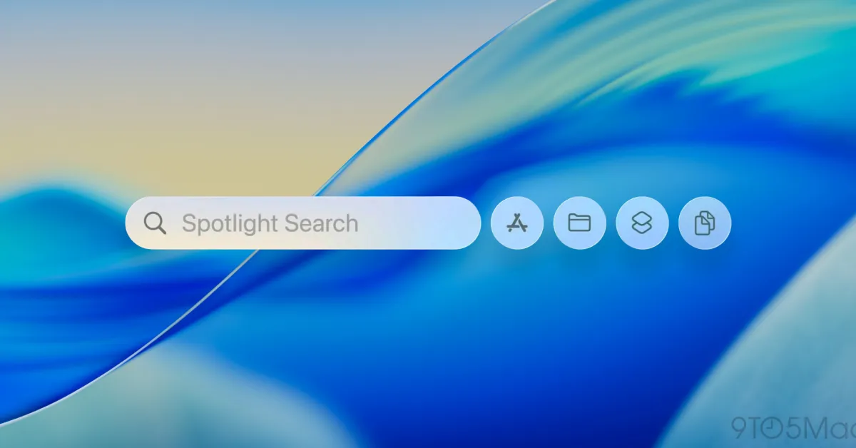 Το macOS Tahoe 26.1 προσθέτει νέα εργαλεία για τη λειτουργία πρόχειρου του Spotlight