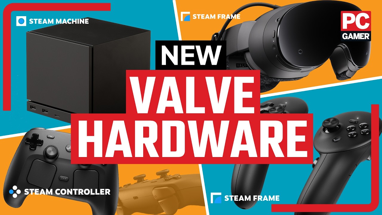 Πέταξα στο Valve για να δοκιμάσω το Steam Machine, το Steam Frame και τον Steam Controller | Critical Rig - YouTube