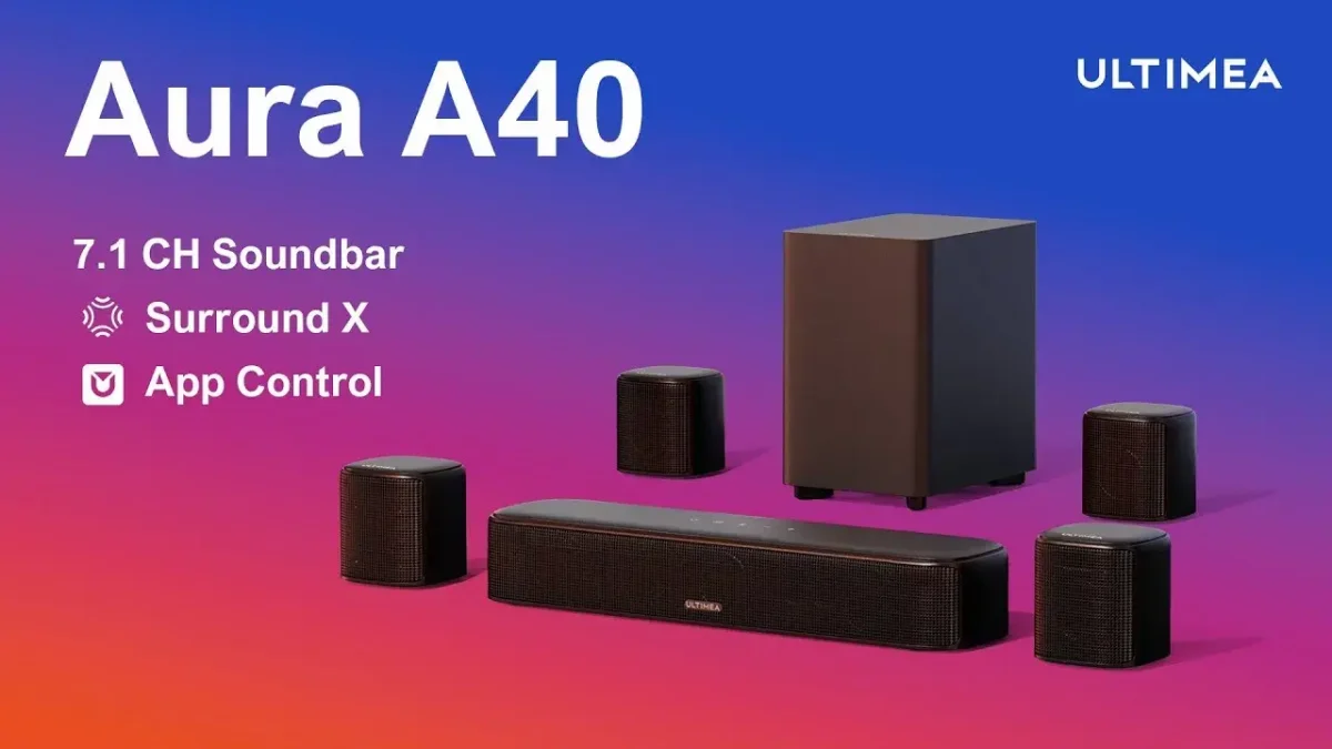 «Αποκάλυψη! Ultimea Aura A40: Η μπάρα ήχου που συνδυάζει 7,1 κανάλια με επική απόδοση και κρυστάλλινη πιστότητα!»