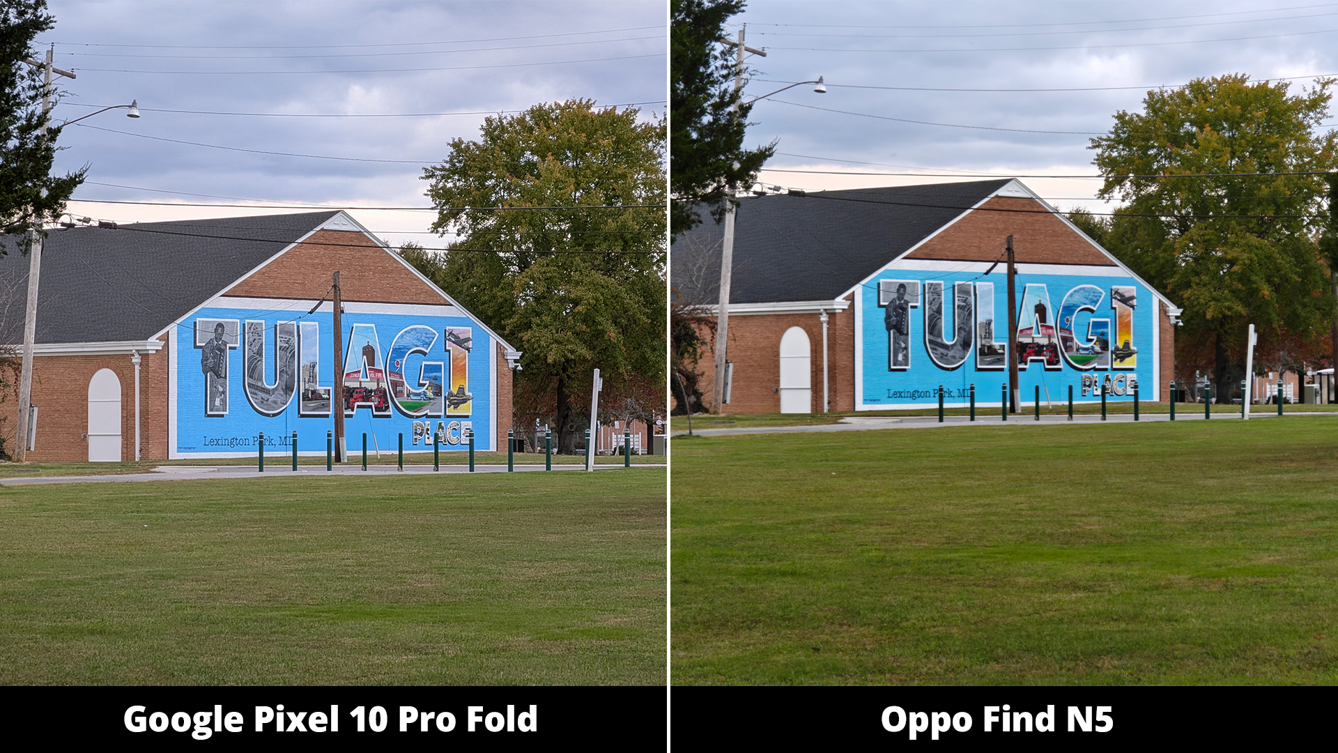 Σύγκριση κάμερας Google Pixel 10 Pro Fold με Oppo Find N5