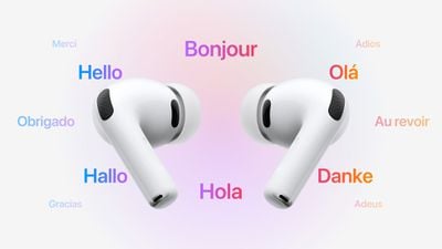 Ζωντανή μετάφραση AirPods