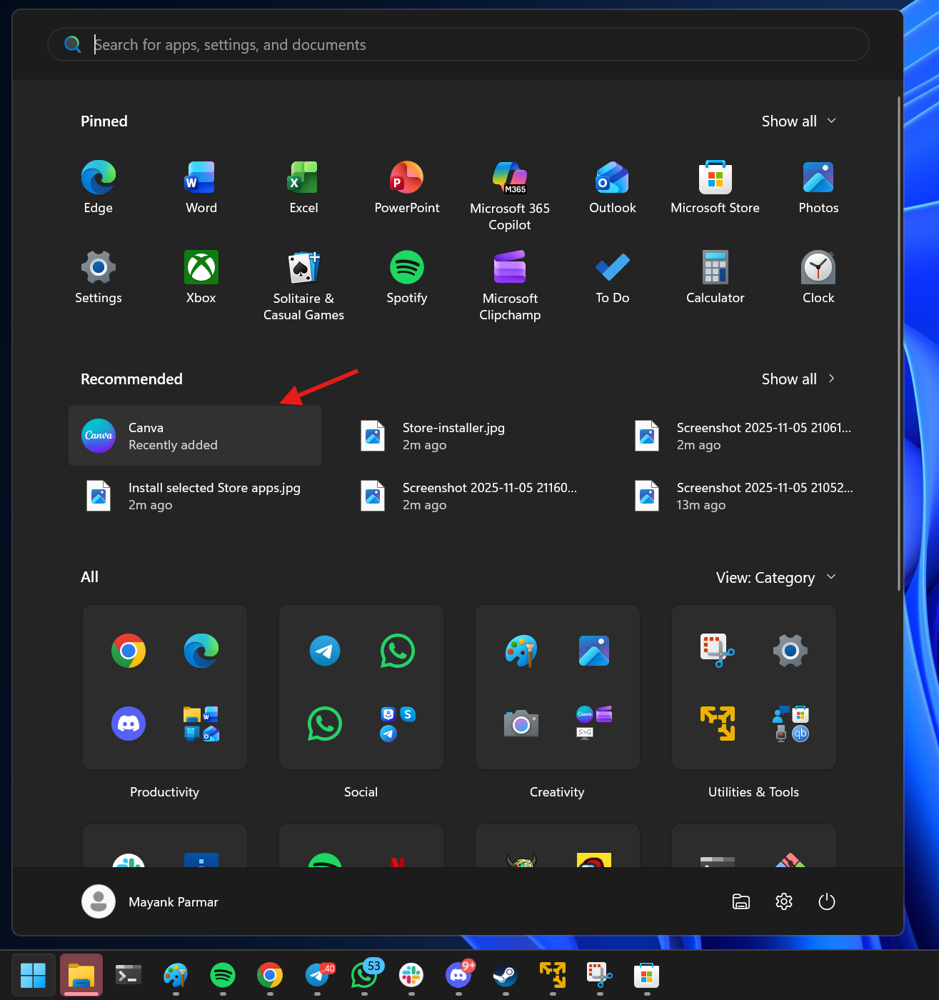 Αποθηκεύστε τη λειτουργία πολλαπλών εφαρμογών που έχει εγκαταστήσει το Canva στο παρασκήνιο