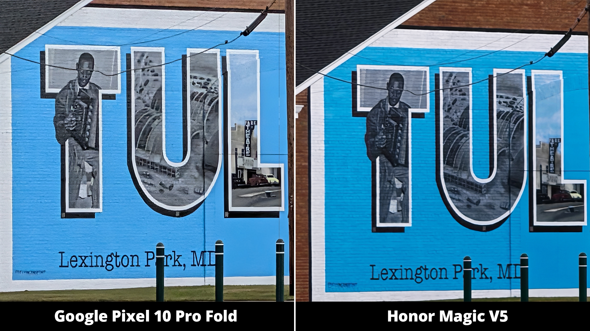 Συγκρίσεις κάμερας Google Pixel 10 Pro Fold με Honor Magic V5