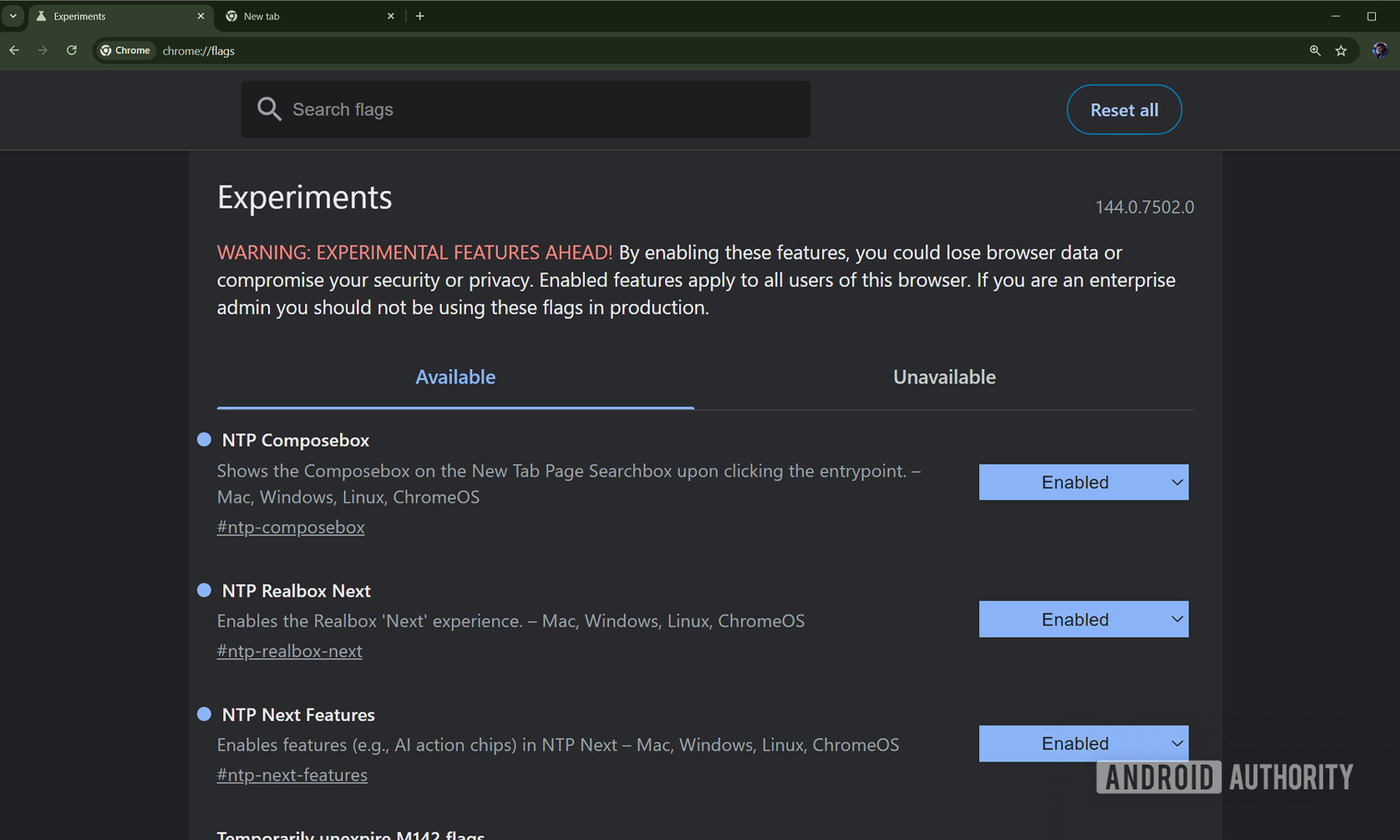Επισημάνετε για να ενεργοποιήσετε στο Google Chrome Canary για εμφάνιση των κουμπιών Nano Banana και Deep Search σε σκοτεινή λειτουργία Επισημάνετε για να ενεργοποιήσετε στο Google Chrome Canary για εμφάνιση των κουμπιών Nano Banana και Deep Search σε σκοτεινή λειτουργία
