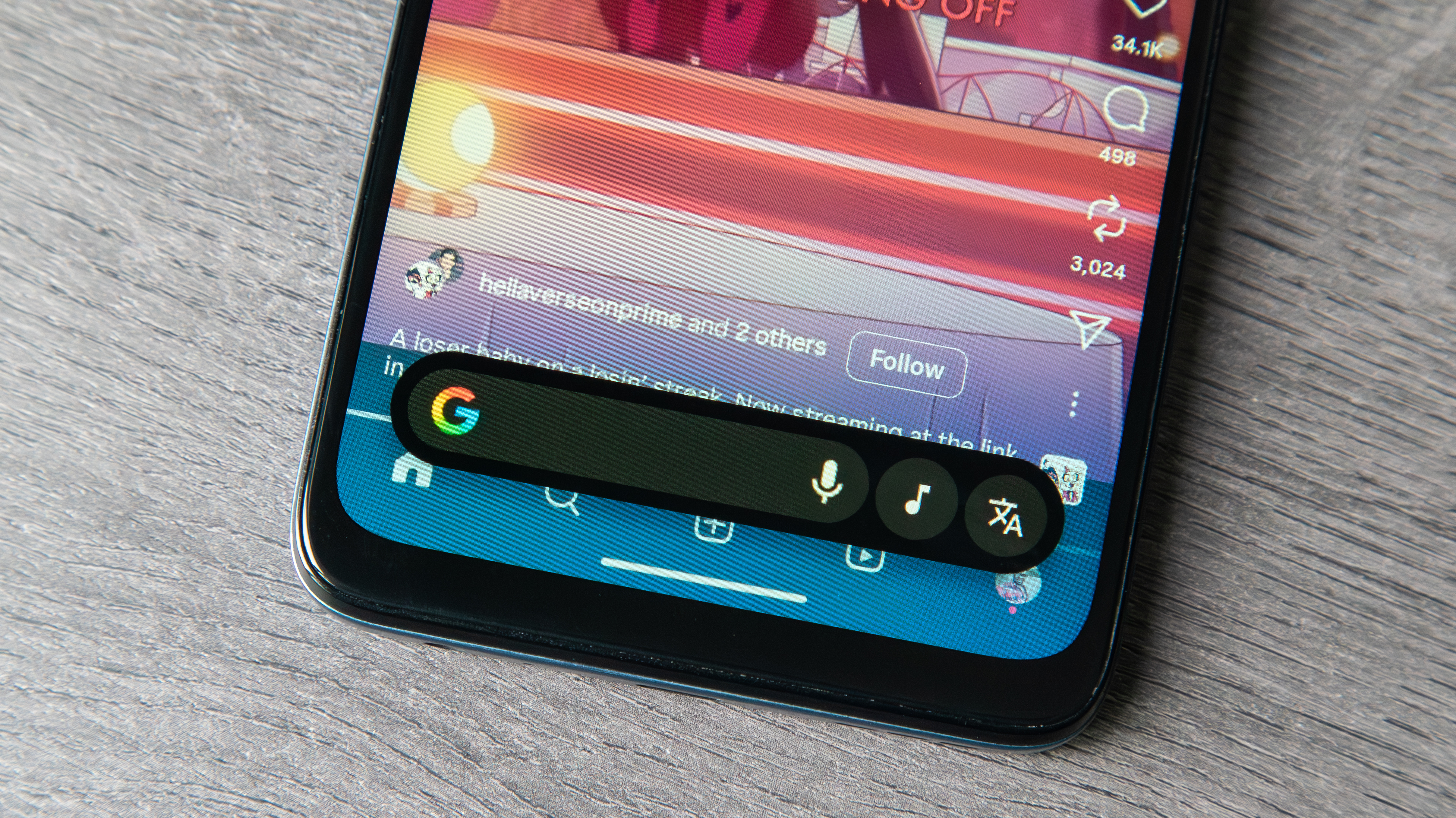 Κύκλος για αναζήτηση στο Moto G Play 2026