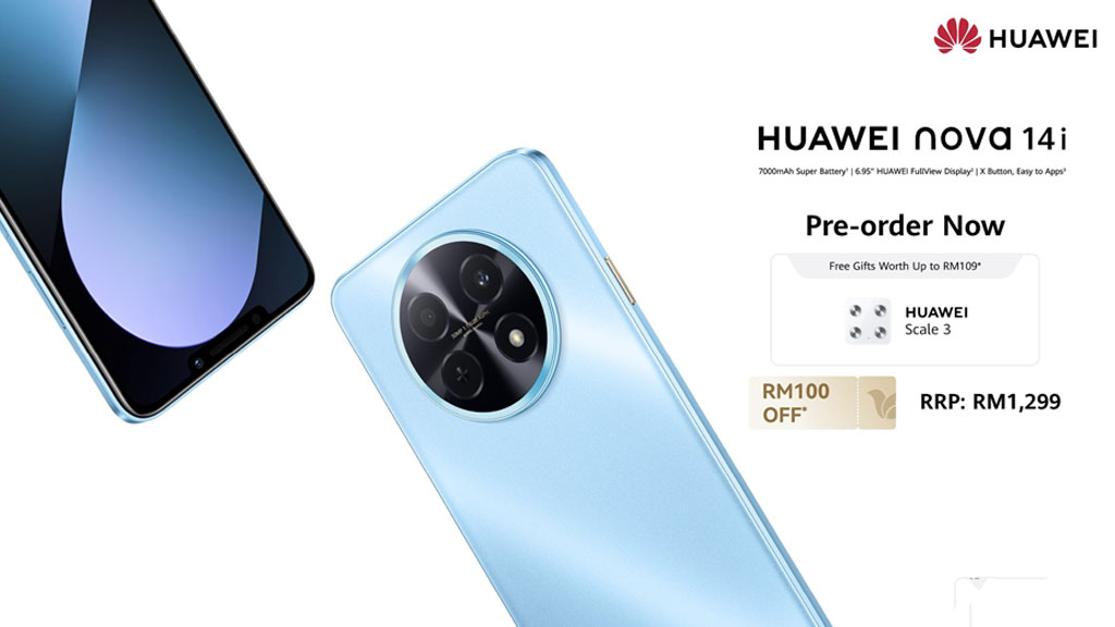 Αφίσα προπαραγγελίας Huawei Nova 14i
