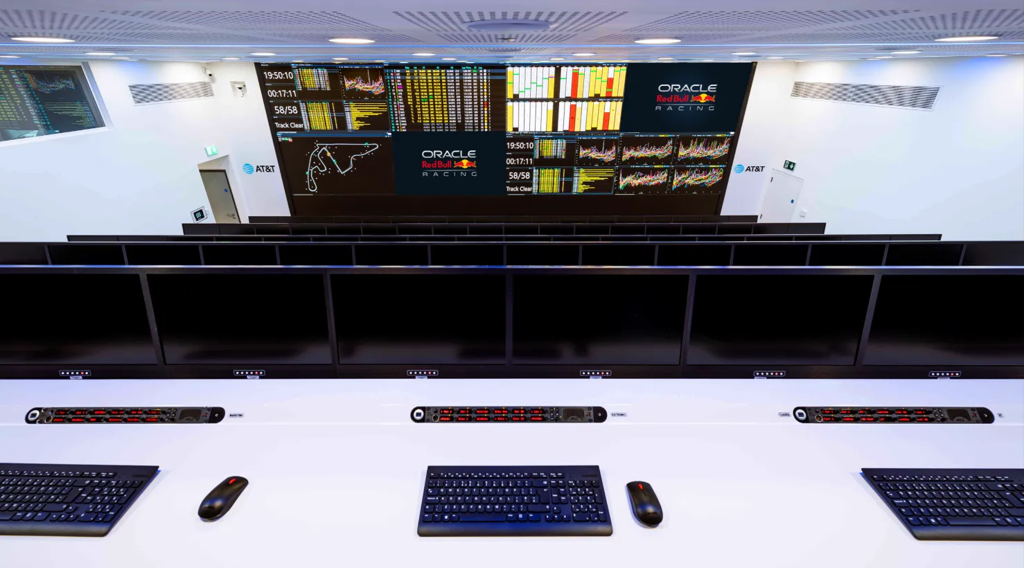 μεγάλη οθόνη και υπολογιστές