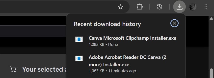 Η λήψη του πακέτου γίνεται αυτόματα
