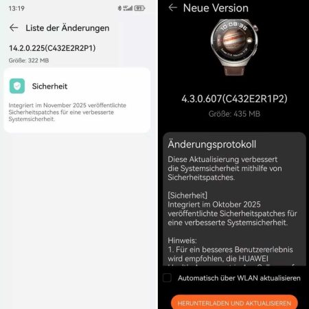 Το Huawei Pura 70 Ultra και το Watch 4 Pro αποκτούν υλικολογισμικό τον Νοέμβριο του 2025 παγκοσμίως