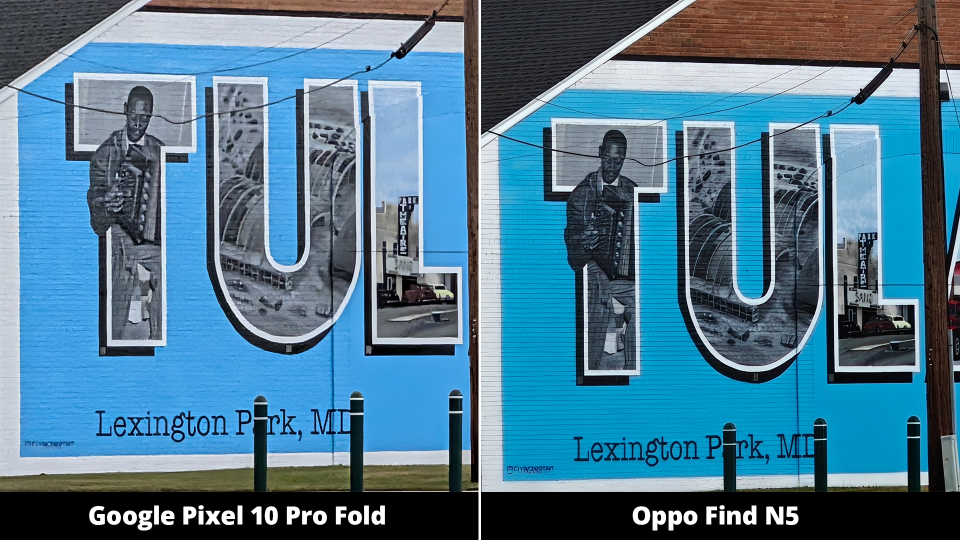 Σύγκριση κάμερας Google Pixel 10 Pro Fold με Oppo Find N5