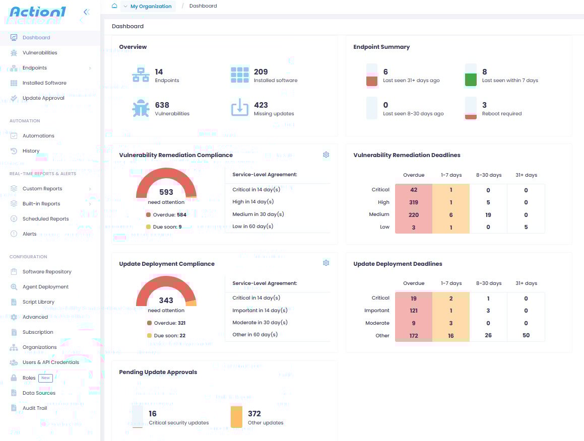 Action1 οργανωτική άποψη