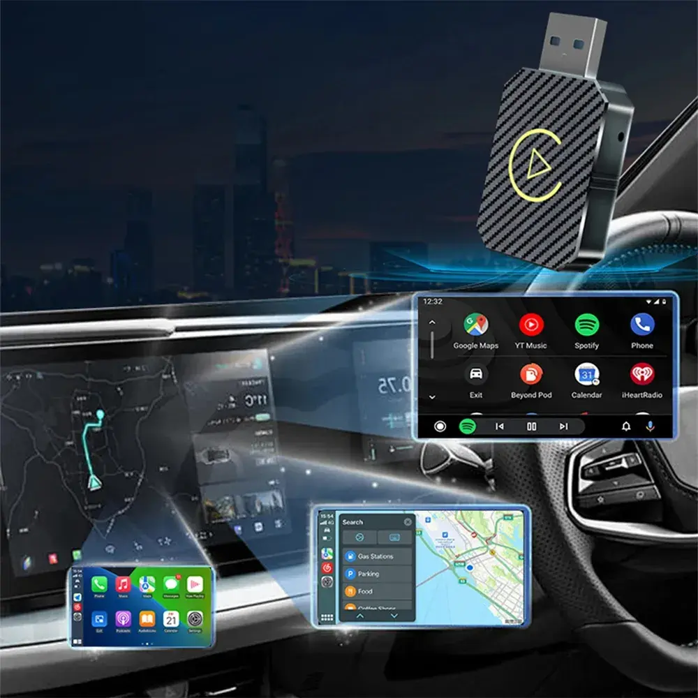 Ασύρματο CarPlay Android Auto Dongle