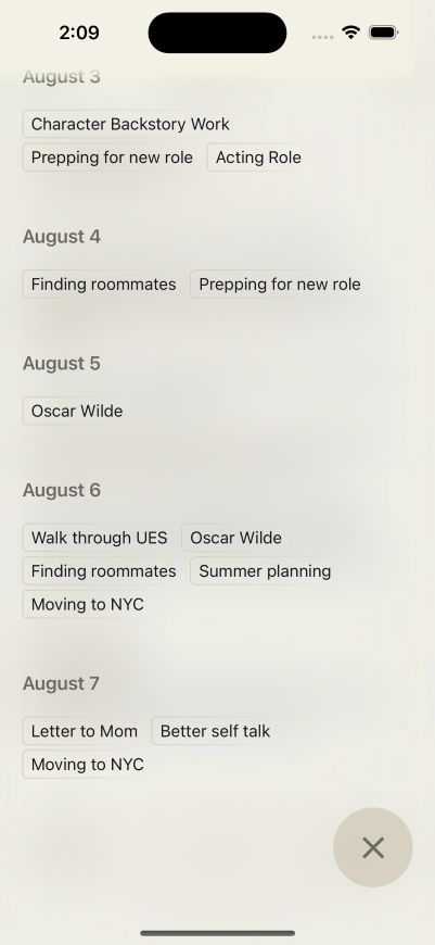 φωνητικές σημειώσεις στην εφαρμογή Stream Ring