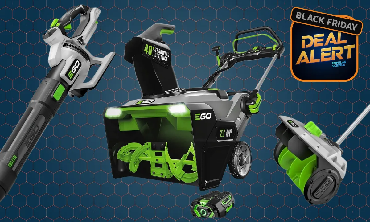 Οι προσφορές της Μαύρης Παρασκευής της Amazon για τα εργαλεία αυλής με μπαταρία Ego Power+ περιλαμβάνουν τεράστιες εκπτώσεις σε φυσητήρες χιονιού και φυσητήρες φύλλων