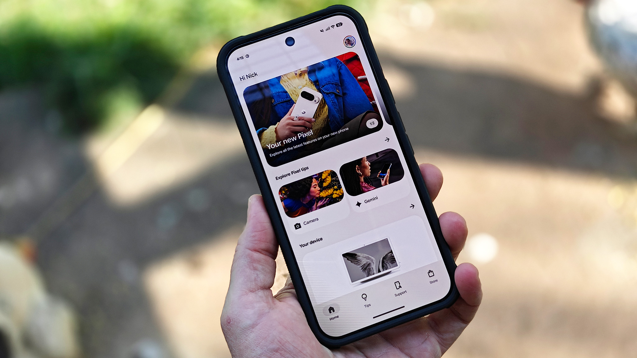 The My Pixel app on a Google Pixel 10 Pro XL