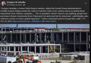 Ο πρώην αντιπρόεδρος της Πολωνίας καταδικάζει την απαγόρευση της Huawei από τις ΗΠΑ