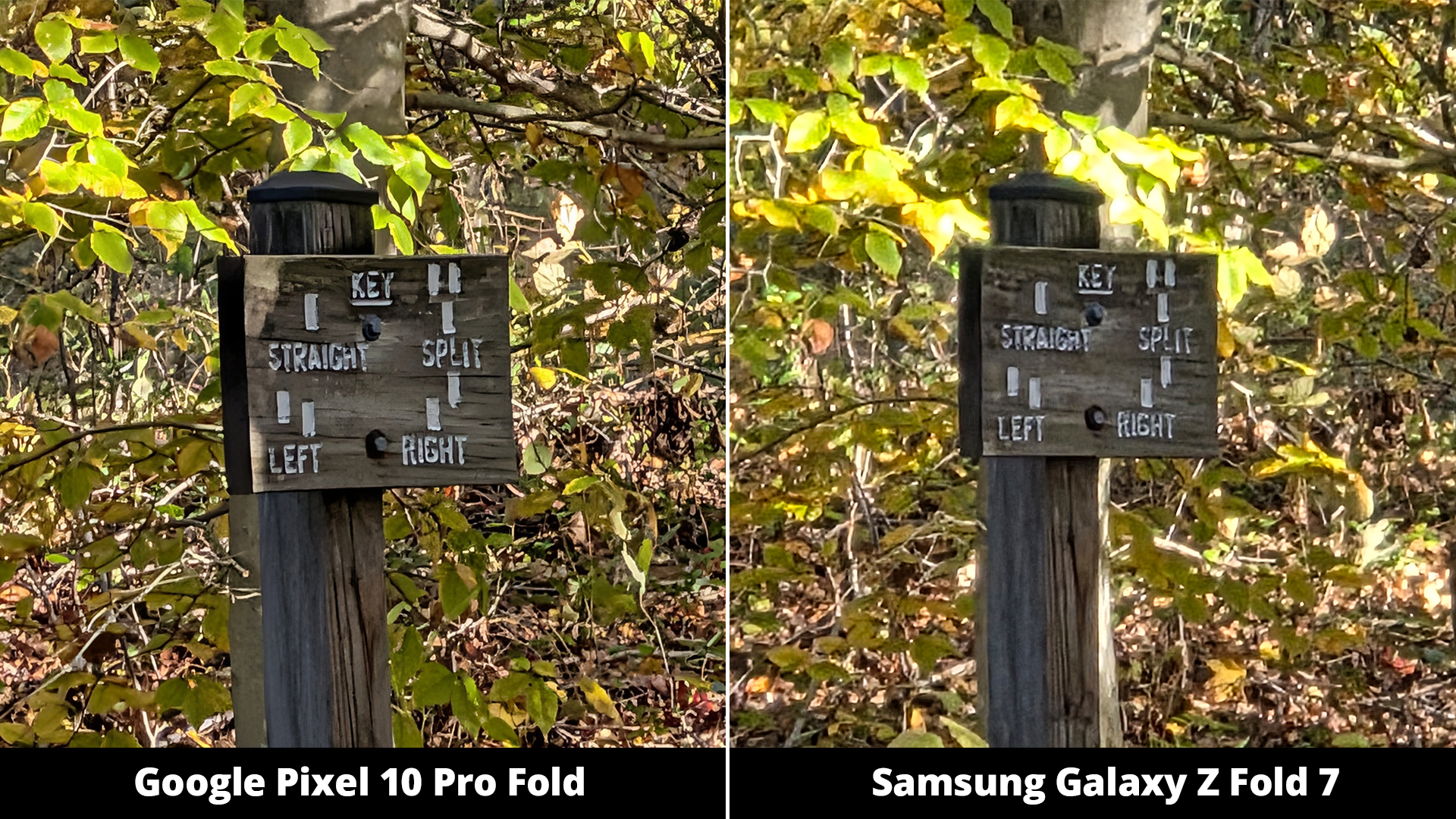 Συγκρίσεις κάμερας Google Pixel 10 Pro Fold με Galaxy Z Fold 7