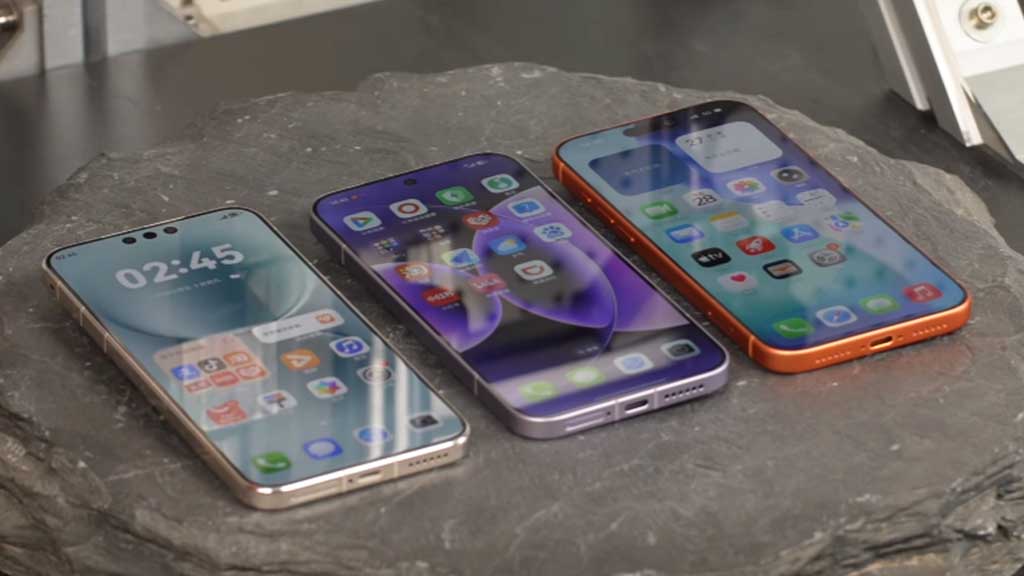 Huawei Mate 80 Pro Max vs iPhone 17 Pro Max vs Xiaomi 17 Pro Max drop test