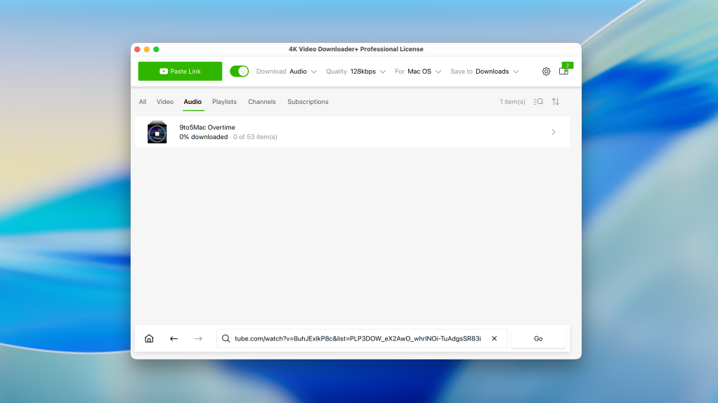 Κατεβάστε εύκολα βίντεο YouTube, λίστες αναπαραγωγής και άλλα χρησιμοποιώντας το 4K Video Downloader Plus για Mac Κατεβάστε εύκολα βίντεο YouTube, λίστες αναπαραγωγής και άλλα χρησιμοποιώντας το 4K Video Downloader Plus για Mac