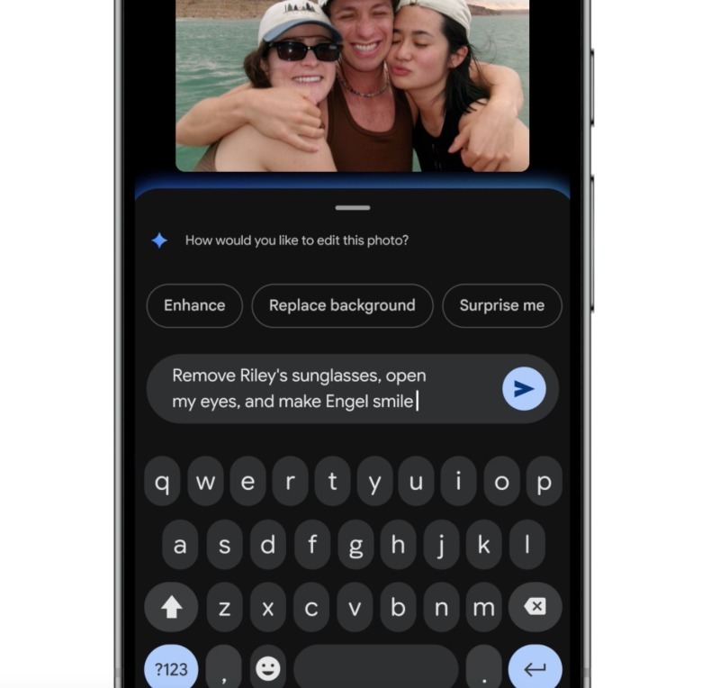 Βοηθήστε με να επεξεργαστώ υποστηρίζει την εξατομικευμένη επεξεργασία στο Google Photos.