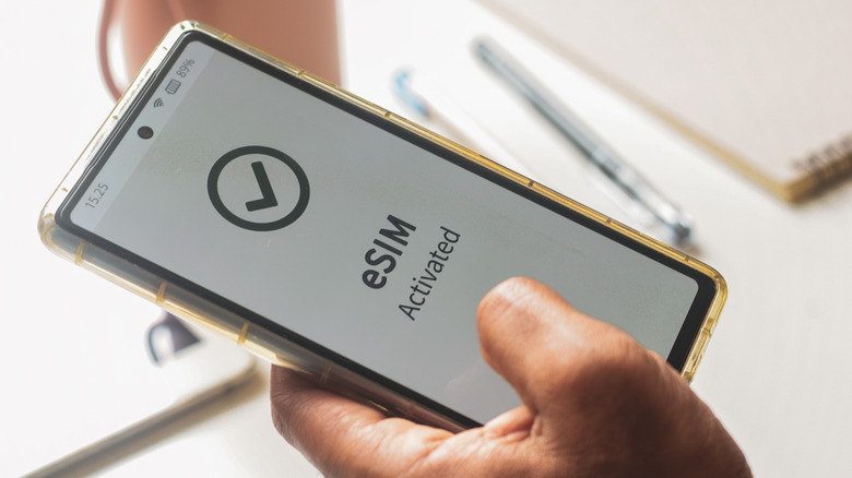 Ενεργοποίηση eSIM σε smartphone.