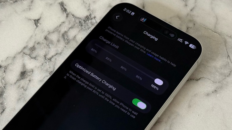 Ρυθμίσεις μπαταρίας iPhone 17 Pro Max