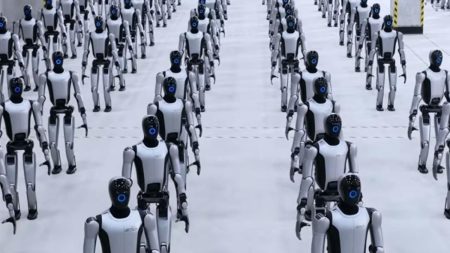 Ανακαλύψτε το Συναρπαστικό Βίντεο από την Πρώτη Μαζική Παραγωγή Ανθρωποειδών Ρομπότ που Θα σας Αφήσει Άφωνους! Ανακαλύψτε το Συναρπαστικό Βίντεο από την Πρώτη Μαζική Παραγωγή Ανθρωποειδών Ρομπότ που Θα σας Αφήσει Άφωνους!