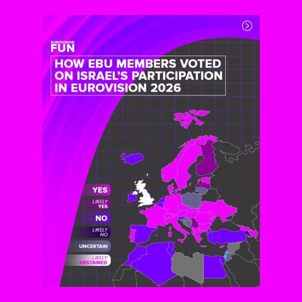 Eurovision: Ανακαλύψτε Ποιες Χώρες Στήριξαν Θερμά το Ισραήλ – Μην το Χάσετε!