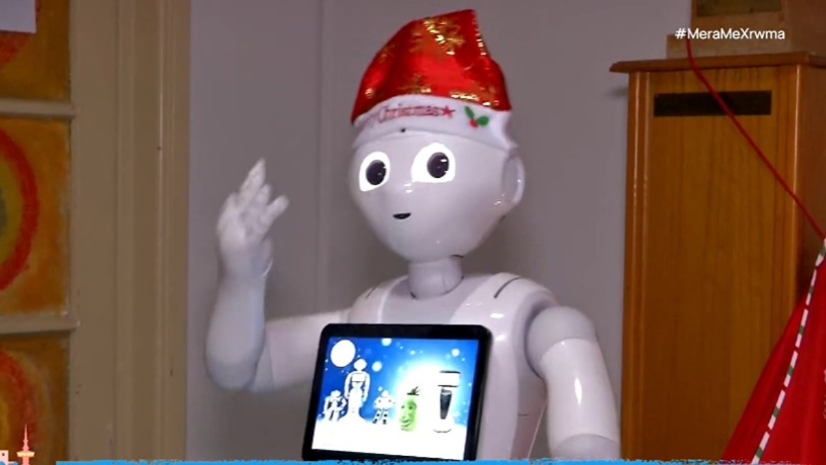 «Απίστευτο! Ρομπότ λένε κάλαντα στο νοσοκομείο «Γ. Γεννηματάς» της Θεσσαλονίκης!»