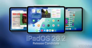 Το iPadOS 26.2 RC και άλλα είναι τώρα διαθέσιμα πριν από την ερχόμενη κυκλοφορία