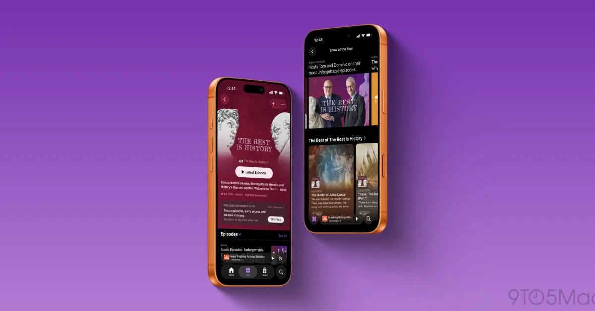 Το Apple Podcasts ανακήρυξε το «The Rest Is History» για την εκπομπή της χρονιάς Το Apple Podcasts ανακήρυξε το «The Rest Is History» για την εκπομπή της χρονιάς