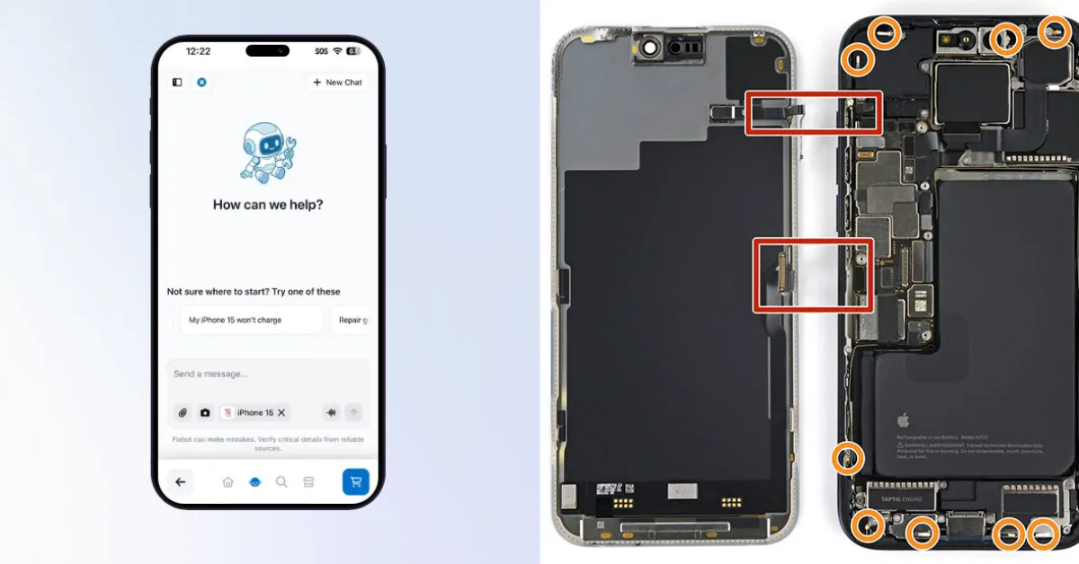 Το iFixit λανσάρει το FixBot AI helper επισκευής, με δωρεάν και επί πληρωμή εκδόσεις Το iFixit λανσάρει το FixBot AI helper επισκευής, με δωρεάν και επί πληρωμή εκδόσεις