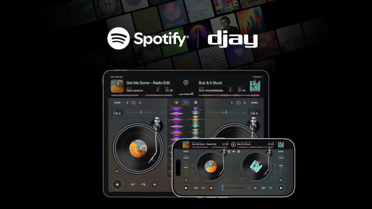 Η ενσωμάτωση Spotify για την εφαρμογή Djay της Algoriddim επεκτείνεται σε iOS και iPadOS Η ενσωμάτωση Spotify για την εφαρμογή Djay της Algoriddim επεκτείνεται σε iOS και iPadOS