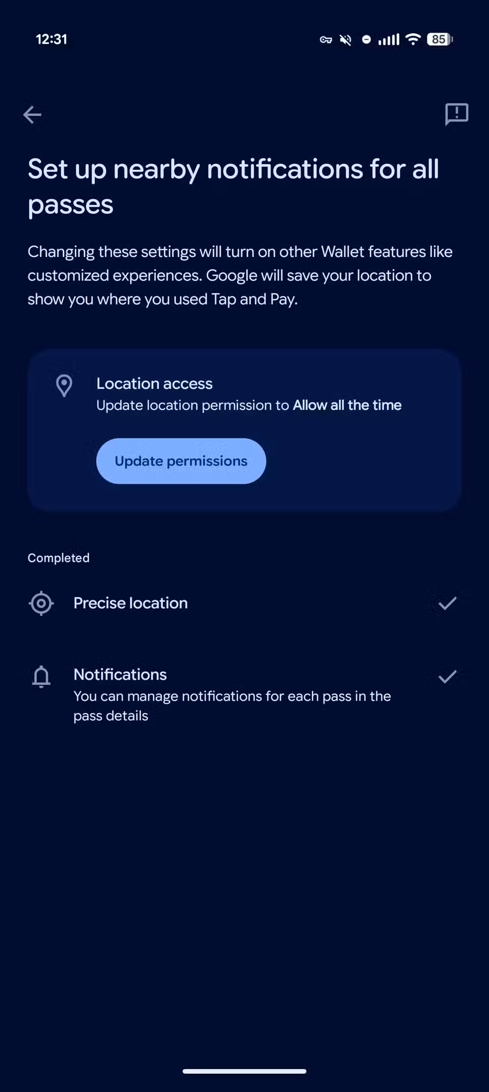 Ρύθμιση Ειδοποιήσεων Πορτοφολιού Google Nearby-1-95
