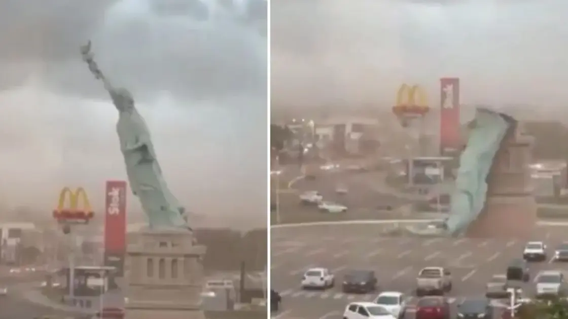 «Σοκαριστικό: Κατέρρευσε το αντίγραφο του Αγάλματος της Ελευθερίας στη Βραζιλία από τρομακτικούς ανέμους! (Δείτε το ΒΙΝΤΕΟ)» «Σοκαριστικό: Κατέρρευσε το αντίγραφο του Αγάλματος της Ελευθερίας στη Βραζιλία από τρομακτικούς ανέμους! (Δείτε το ΒΙΝΤΕΟ)»