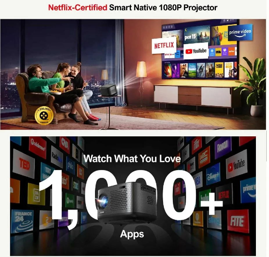 Απίστευτη Προσφορά: Ultimea Apollo P50 - Ο Netflix-Certified προτζέκτορας με φωτεινότητα 800 ANSI Lumens και FHD ανάλυση, μόνο για 141€!
