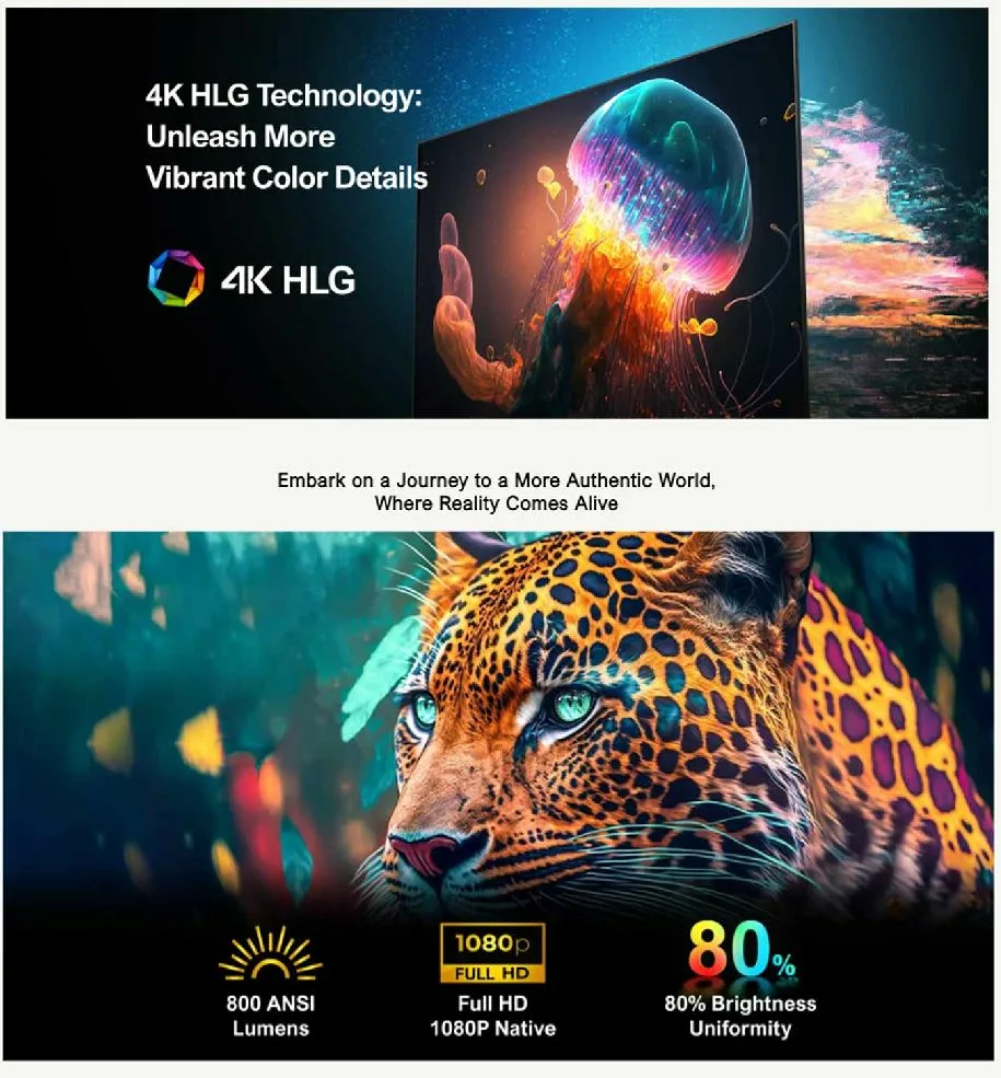 Απίστευτη Προσφορά: Ultimea Apollo P50 - Ο Netflix-Certified προτζέκτορας με φωτεινότητα 800 ANSI Lumens και FHD ανάλυση, μόνο για 141€!