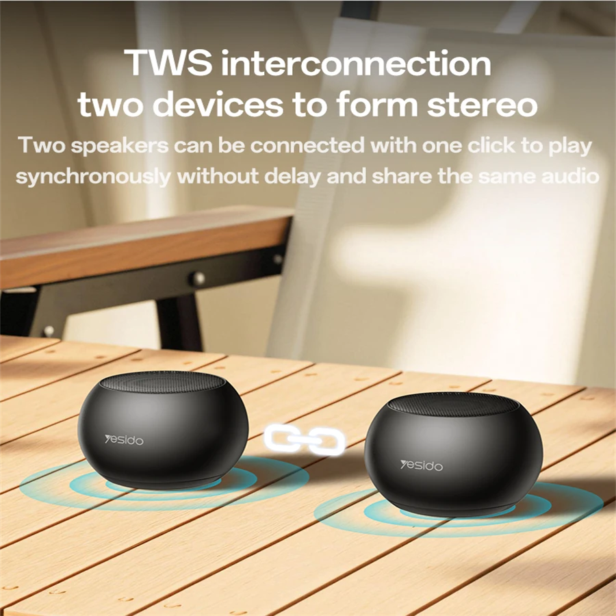 Ανακαλύψτε το Yesido YSW33: Το Μικροσκοπικό Bluetooth Ηχείο που Ξεχειλίζει από Ήχο και Στιλ! Yesido YSW33 Stereo