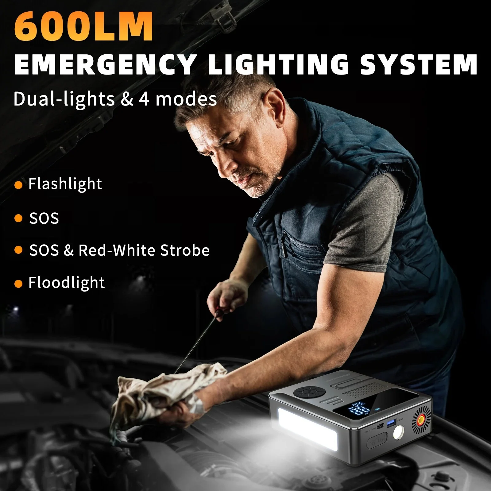 Απίστευτο Γενναίο Jump Starter MUDIRO 6000A – Γιατί όταν μείνεις, χρειάζεσαι περισσότερα από απλά καλώδια! Απίστευτο Γενναίο Jump Starter MUDIRO 6000A – Γιατί όταν μείνεις, χρειάζεσαι περισσότερα από απλά καλώδια!