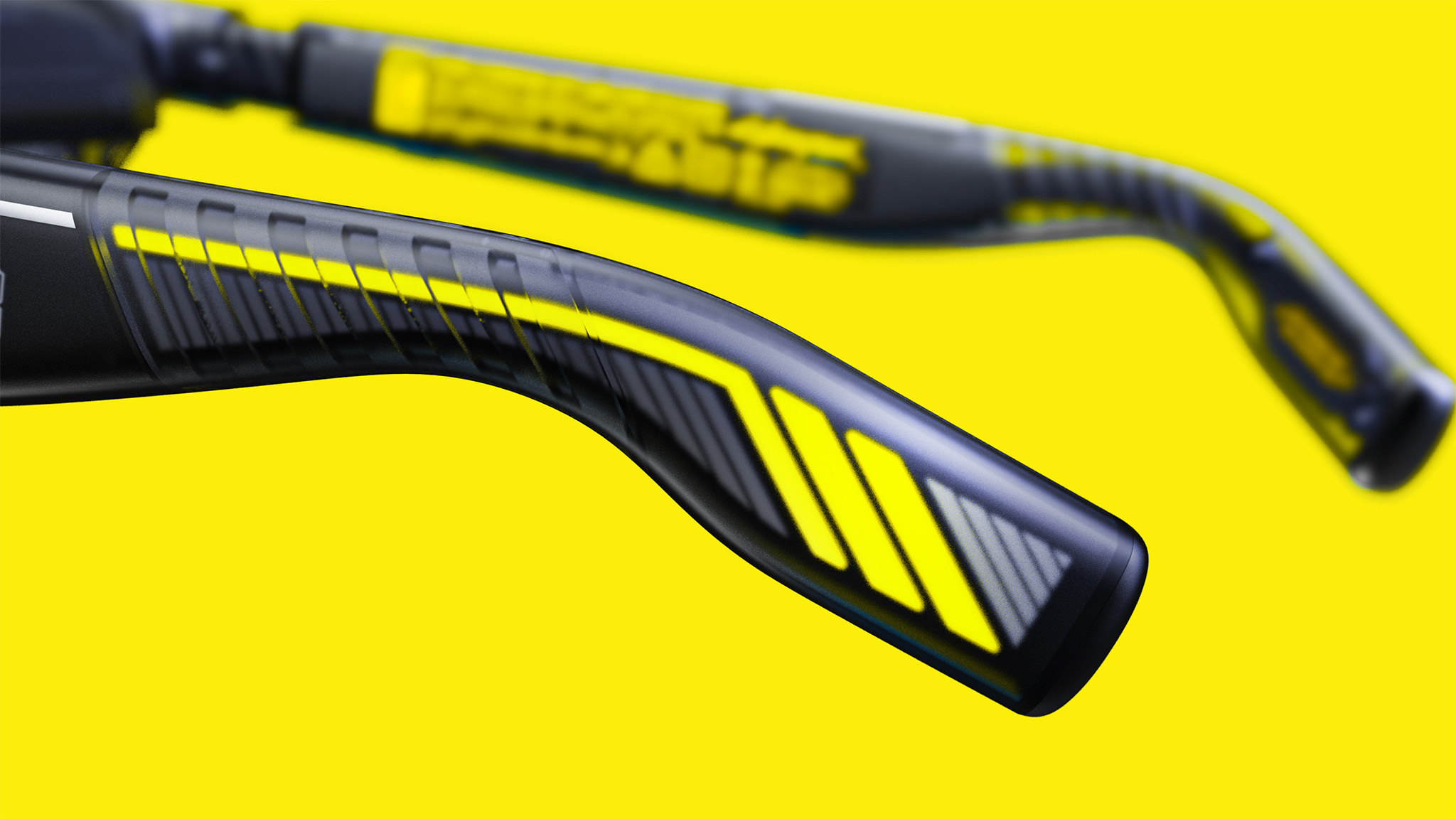 Τα γυαλιά Viture Luma Ultra είναι ομολογουμένως λίγο απογοητευτικά προς το παρόν, αλλά μια έκπληξη Cyberpunk συνεργασίας και η υπόσχεση για περισσότερο χωρικό περιεχόμενο σημαίνει ότι σύντομα θα είναι ένα πραγματικά φονικό ζευγάρι έξυπνων γυαλιών Ένα κοντινό πλάνο στο υλικό των έξυπνων γυαλιών Viture x Cyberpunk 2077