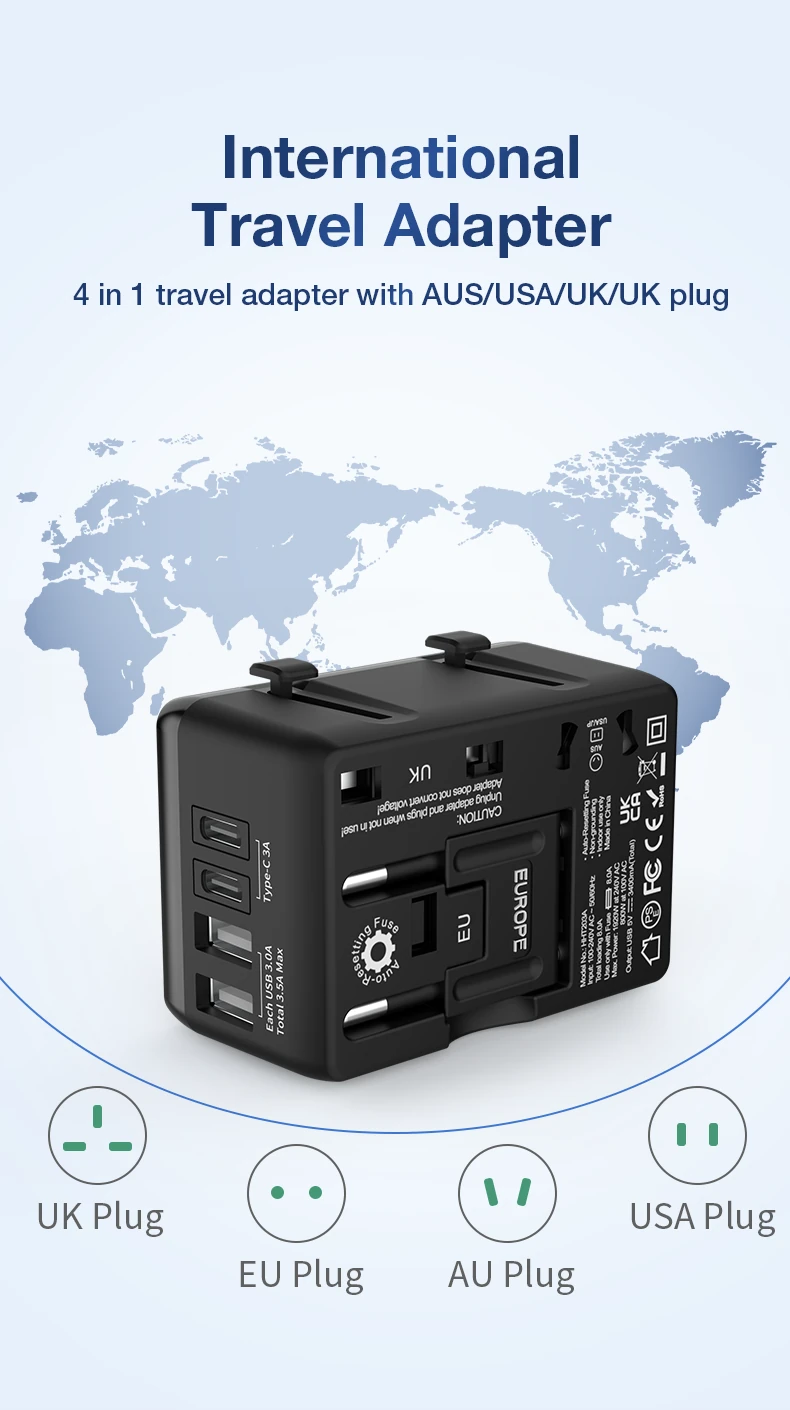 Ανακαλύψτε τον BlitzWolf BW-TA1: Ο αναγκαίος φορτιστής ταξιδιού με πέντε θύρες και συμβατότητα σε EU/UK/US/AU, μόνο στα 11.3€! Ανακαλύψτε τον BlitzWolf BW-TA1: Ο αναγκαίος φορτιστής ταξιδιού με πέντε θύρες και συμβατότητα σε EU/UK/US/AU, μόνο στα 11.3€!